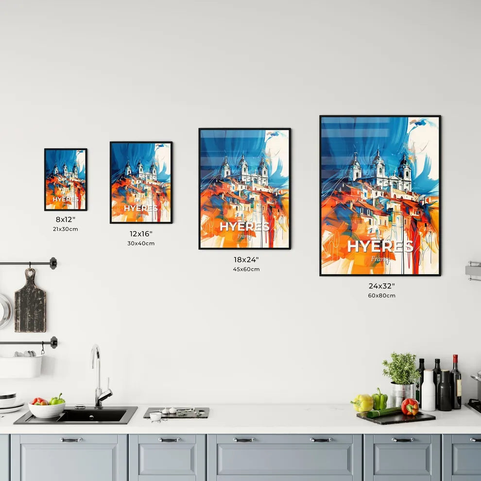 Vibrant Hyères, France Kitchen Art