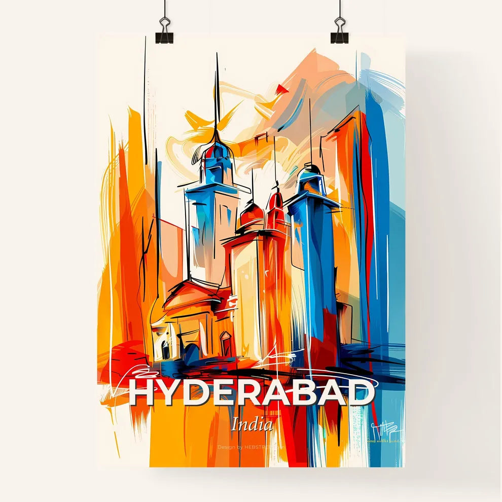 Vibrant Hyderabad, India Poster