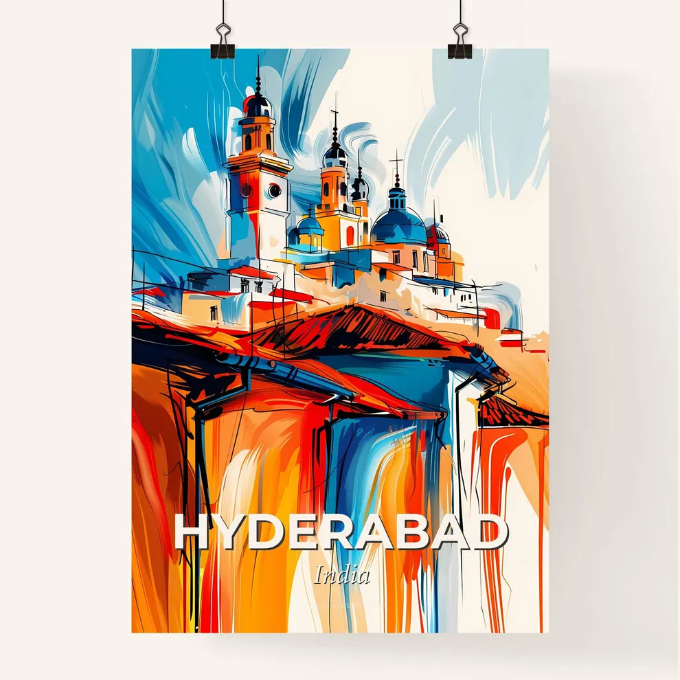Vibrant Hyderabad, India Poster