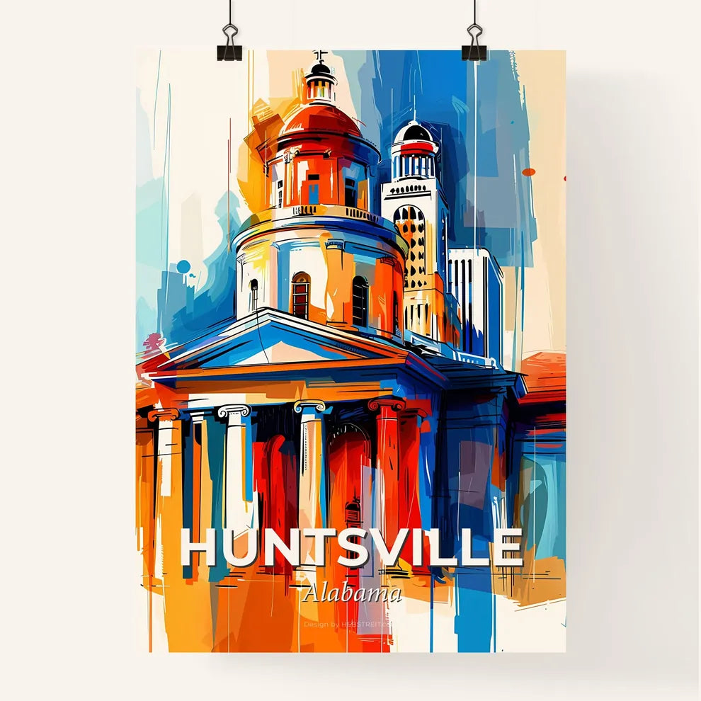 Vibrant Huntsville, Alabama Poster