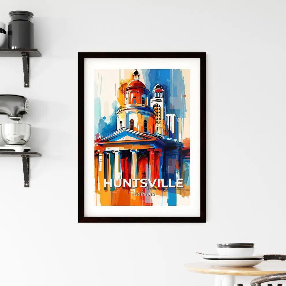 Vibrant Huntsville, Alabama Framed Print