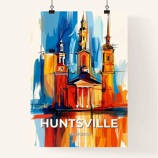 Vibrant Huntsville, Alabama Poster