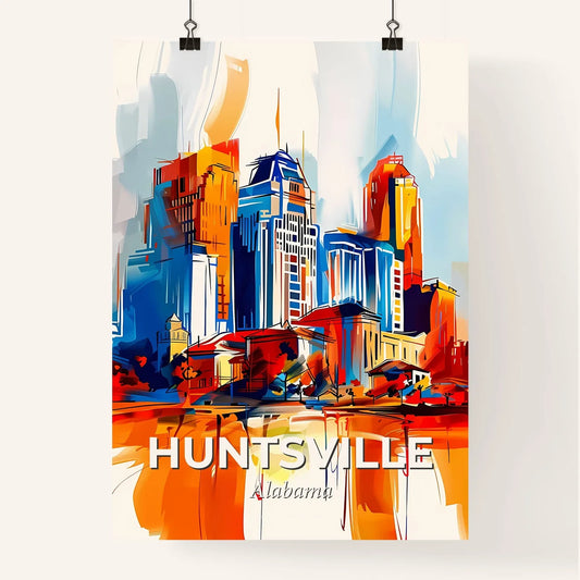Vibrant Huntsville, Alabama Poster