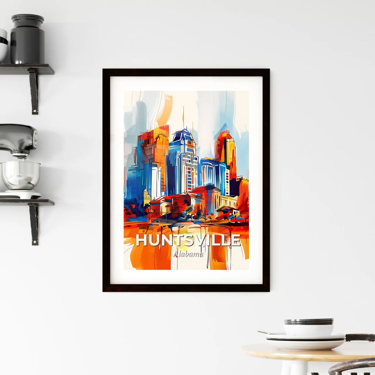 Vibrant Huntsville, Alabama Framed Print