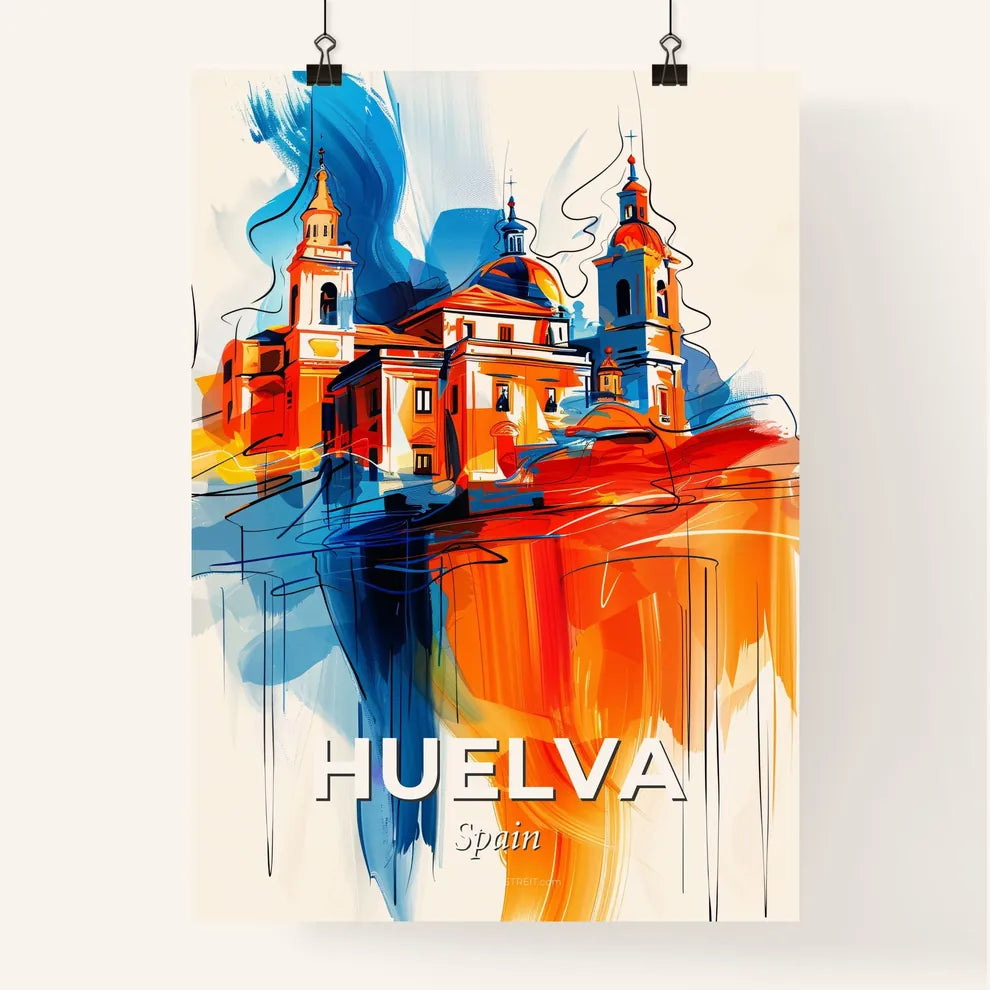 Vibrant Huelva, Spain Poster