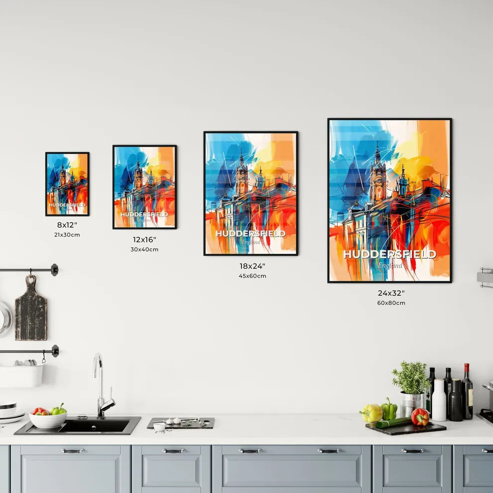 Vibrant Huddersfield, England Kitchen Art