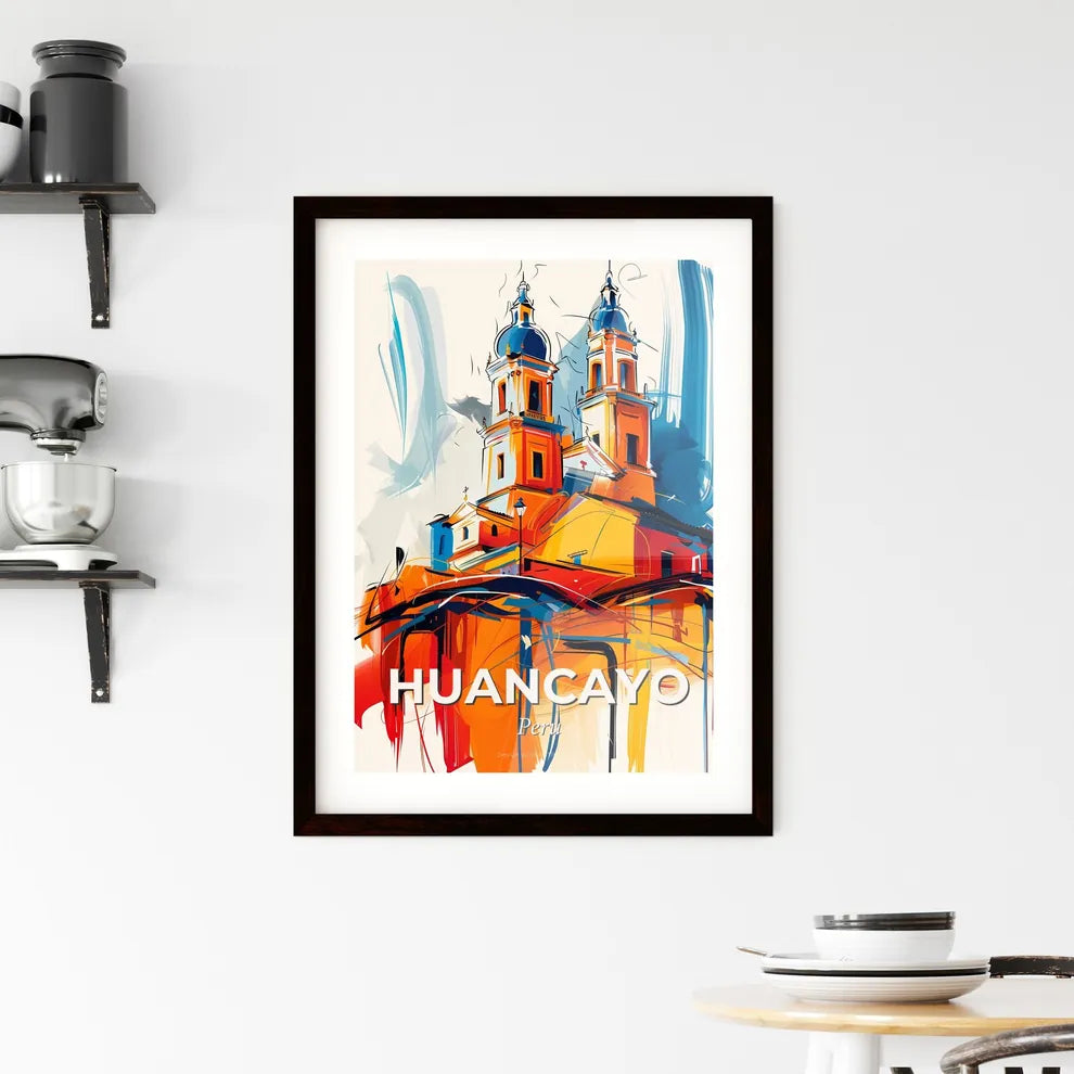 Vibrant Huancayo, Peru Framed Print