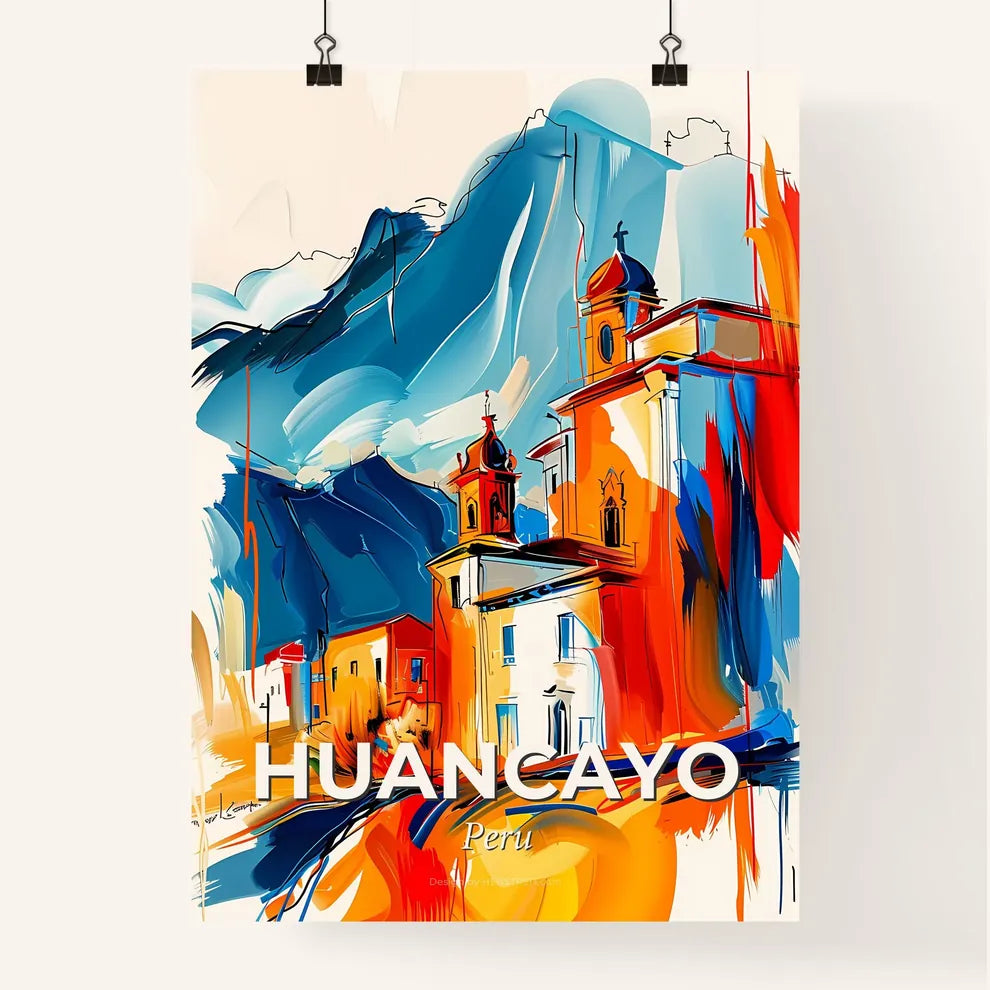Vibrant Huancayo, Peru Poster