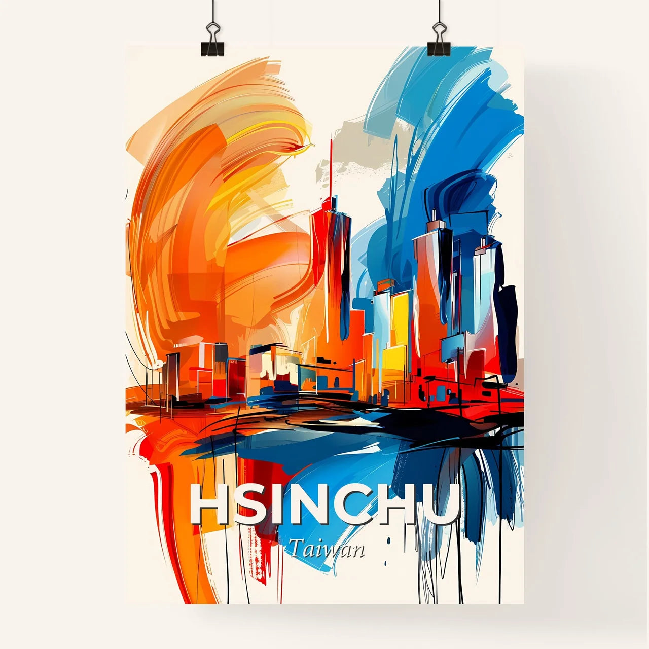 Vibrant Hsinchu, Taiwan Poster