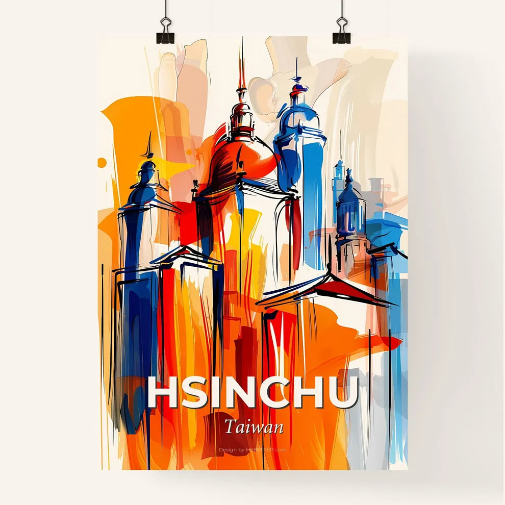 Vibrant Hsinchu, Taiwan Poster