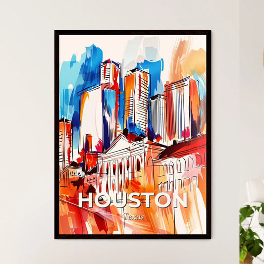 Vibrant Houston, Texas Art Print