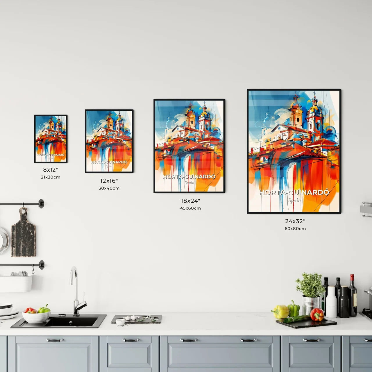 Vibrant Hort Kitchen Art