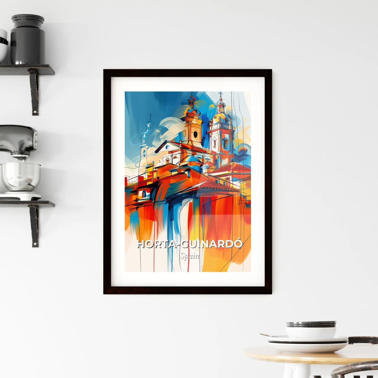 Vibrant Hort Framed Print