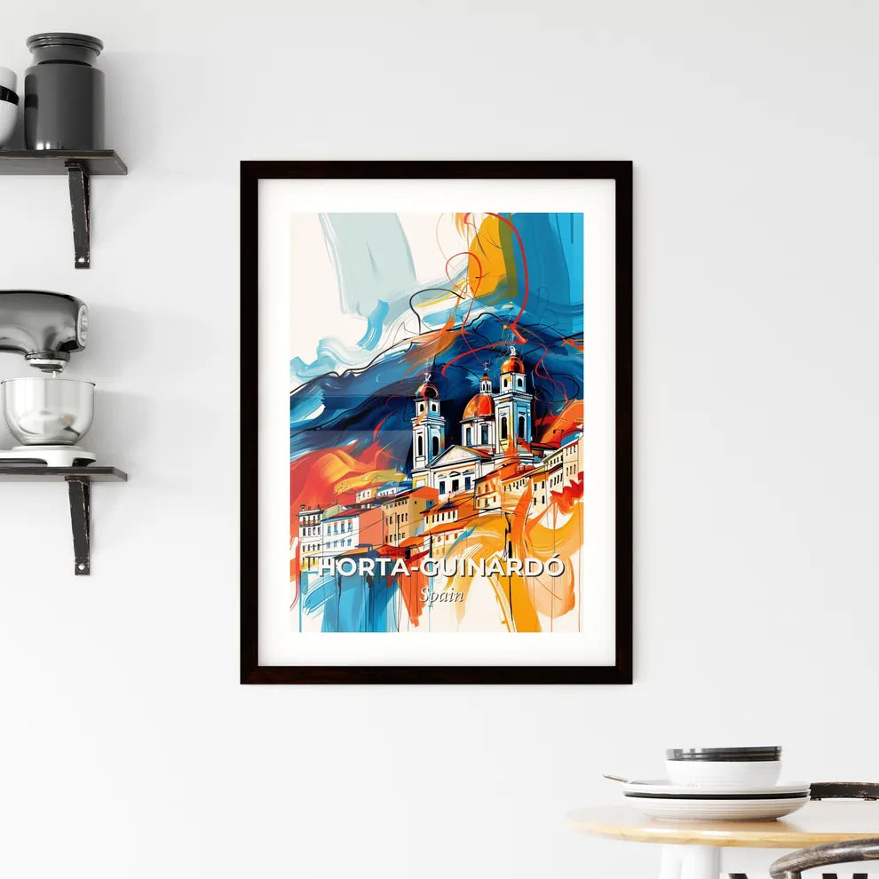 Vibrant Hort Framed Print