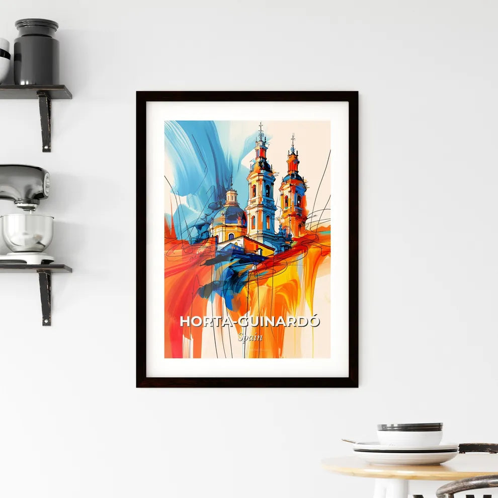 Vibrant Hort Framed Print