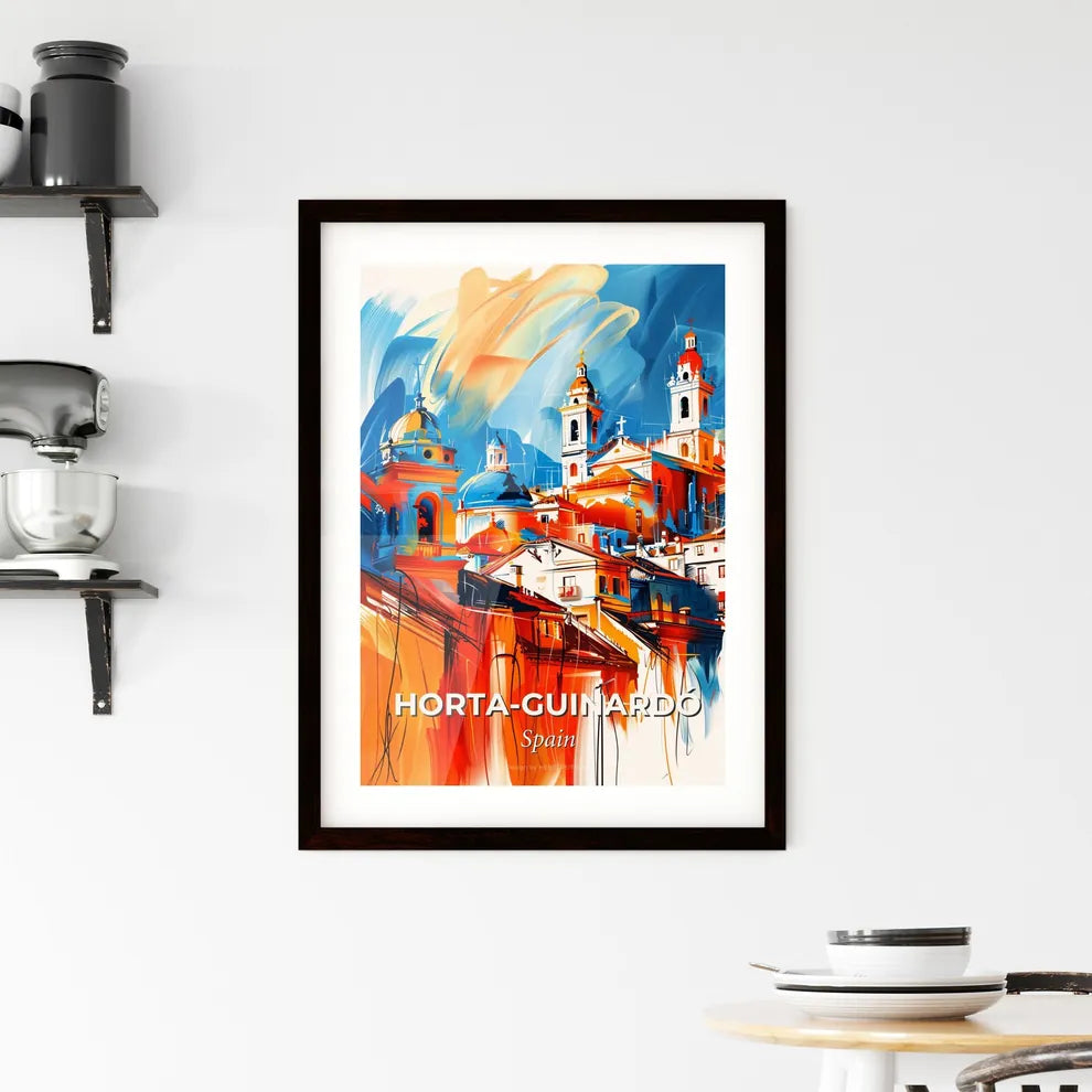 Vibrant Hort Framed Print