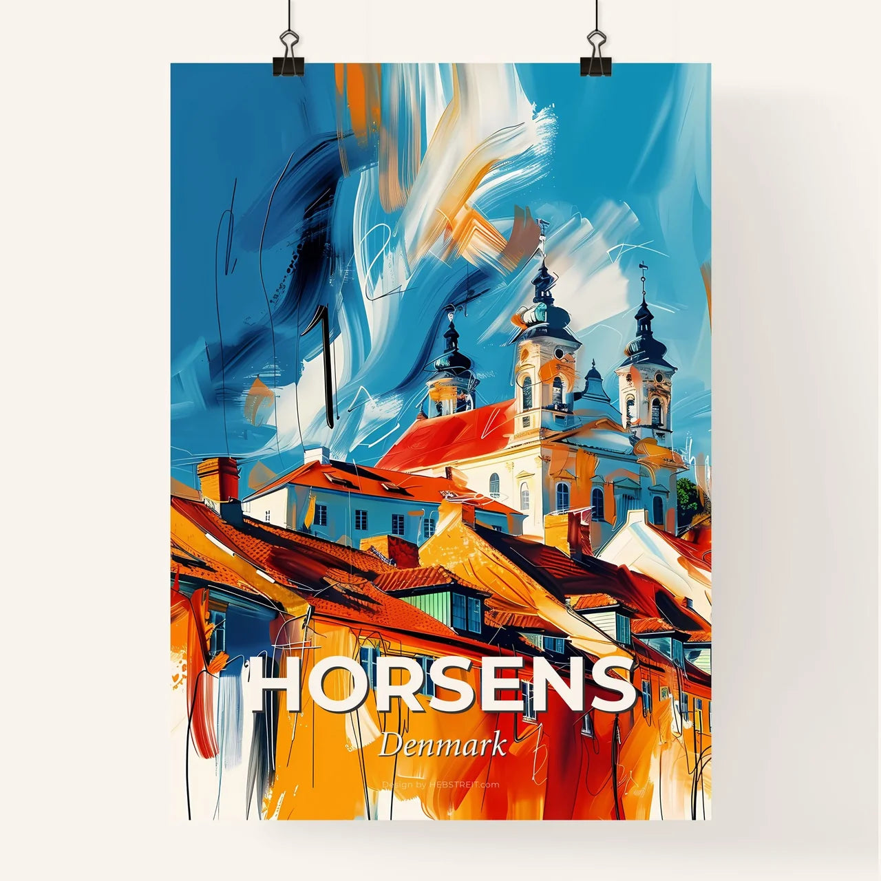 Vibrant Horsens, Denmark Poster