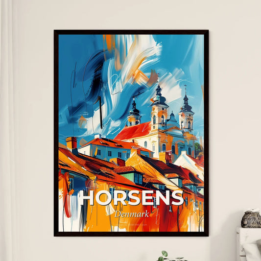 Vibrant Horsens, Denmark Art Print