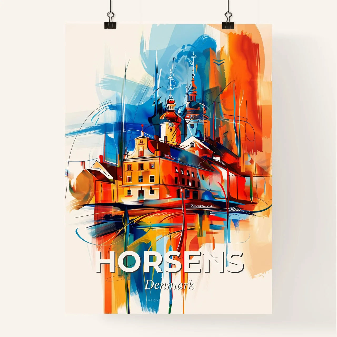 Vibrant Horsens, Denmark Poster