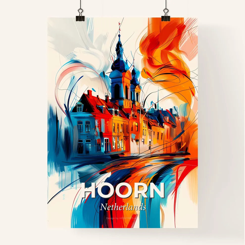 Vibrant Hoorn, Netherlands Poster