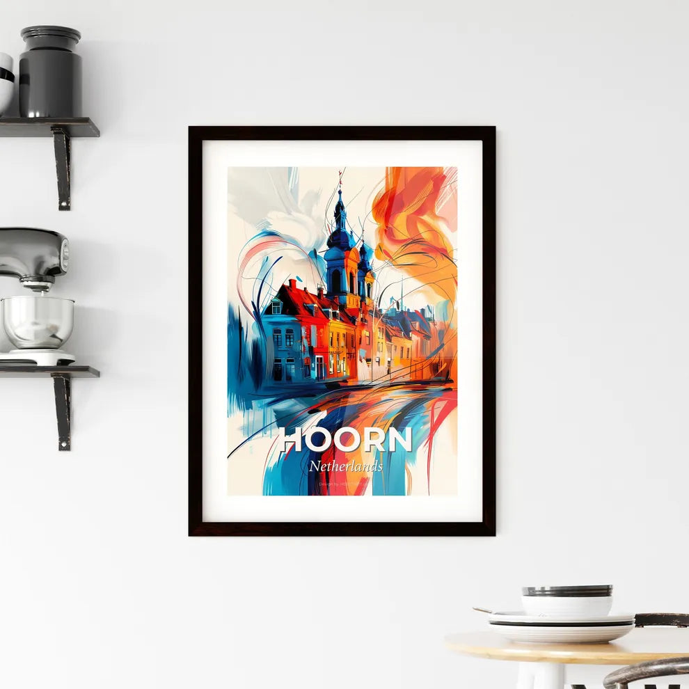 Vibrant Hoorn, Netherlands Framed Print