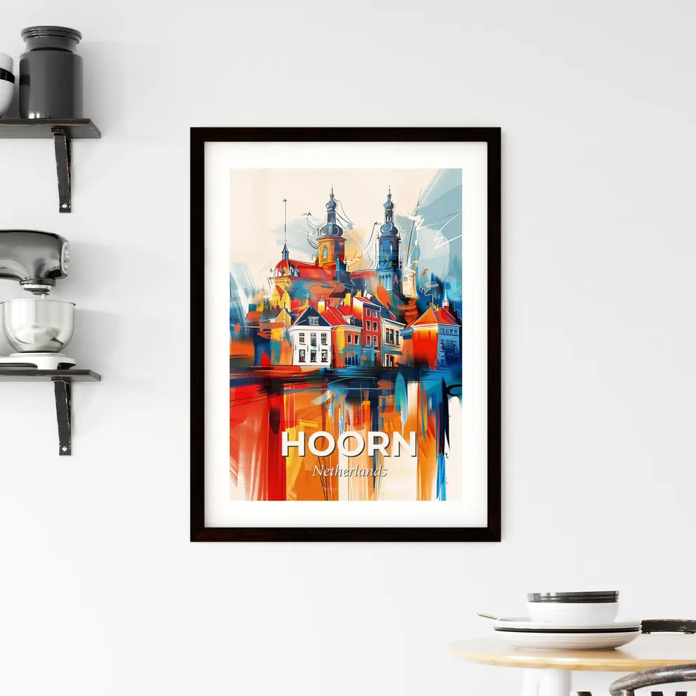 Vibrant Hoorn, Netherlands Framed Print