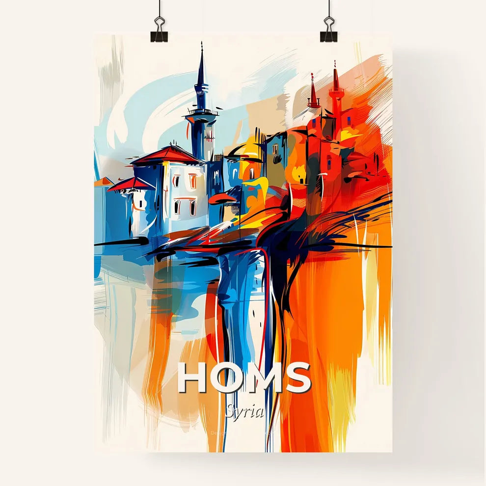 Vibrant Homs, Syria Poster