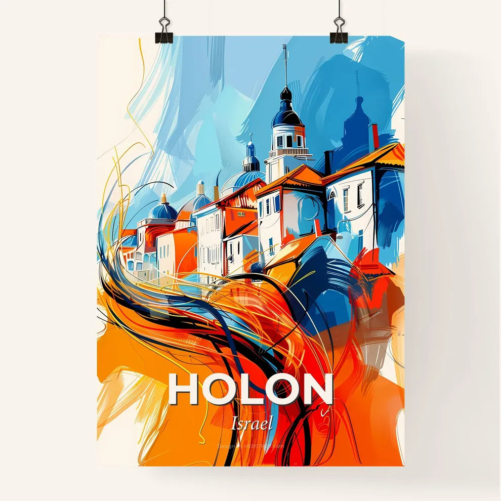 Vibrant Holon, Israel Poster