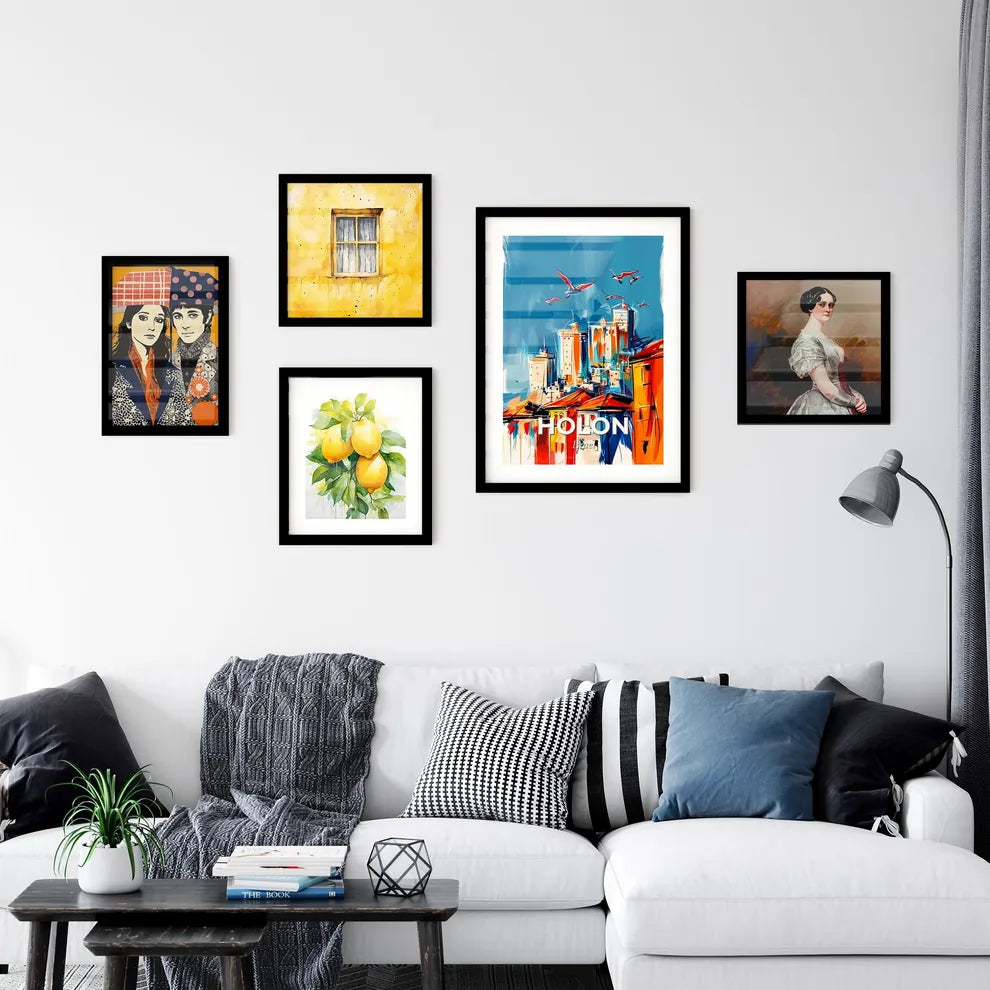 Vibrant Holon, Israel Wall Art Collection