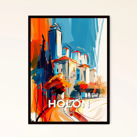 Vibrant Holon, Israel Art Print