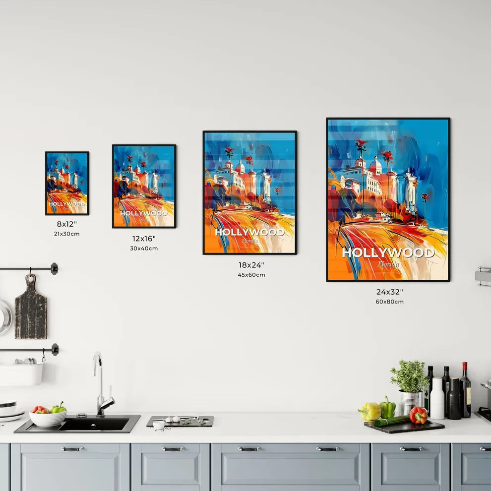 Vibrant Hollywood, Florida Kitchen Art