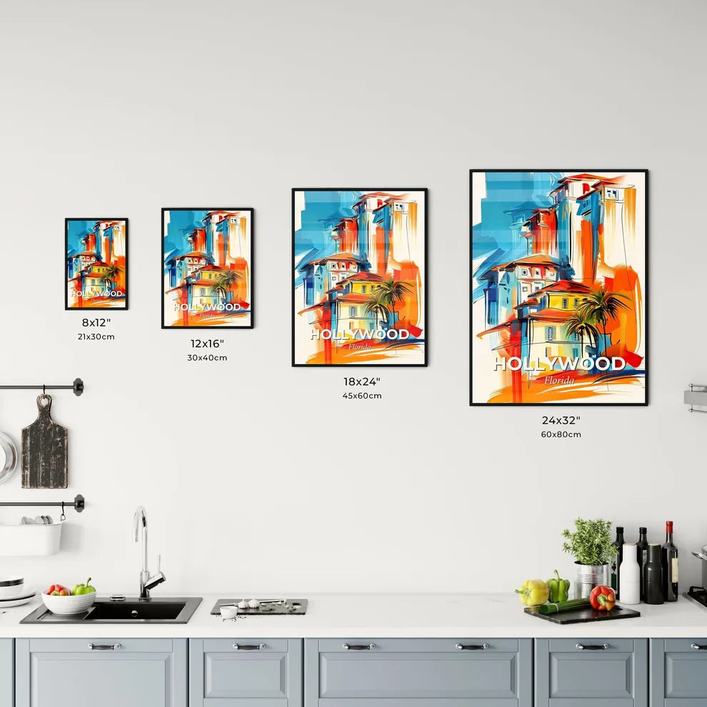 Vibrant Hollywood, Florida Kitchen Art