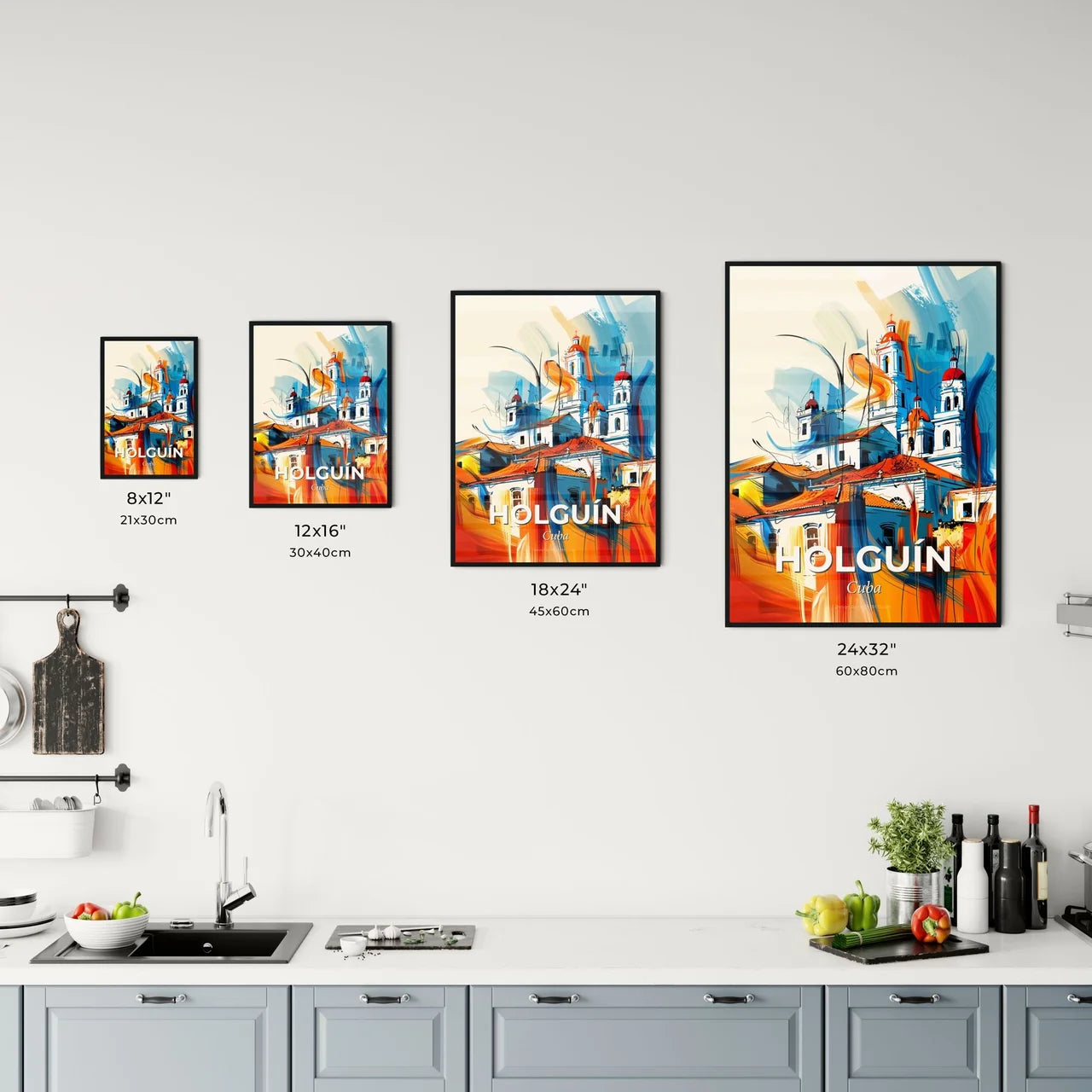 Vibrant Holguín, Cuba Kitchen Art