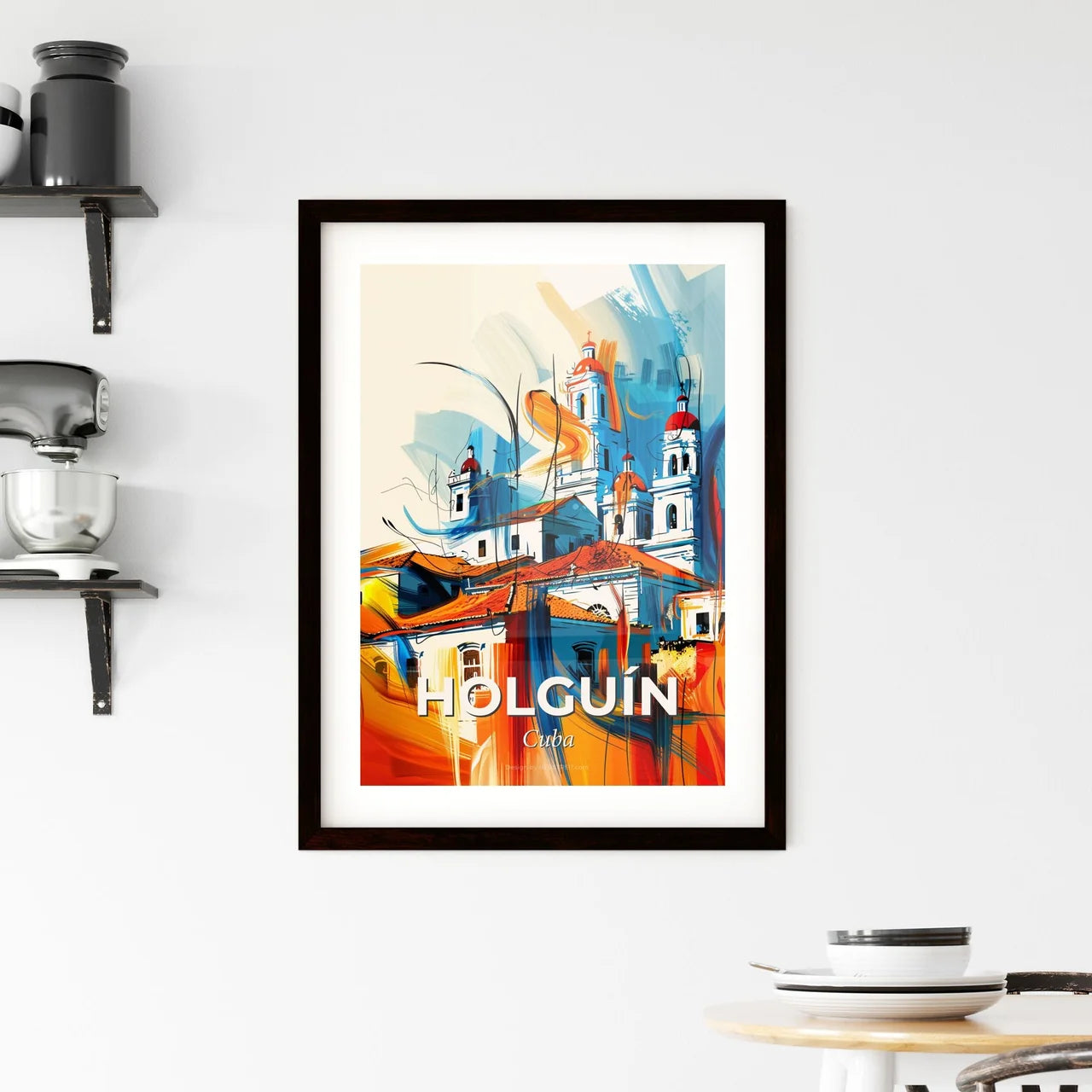 Vibrant Holguín, Cuba Framed Print