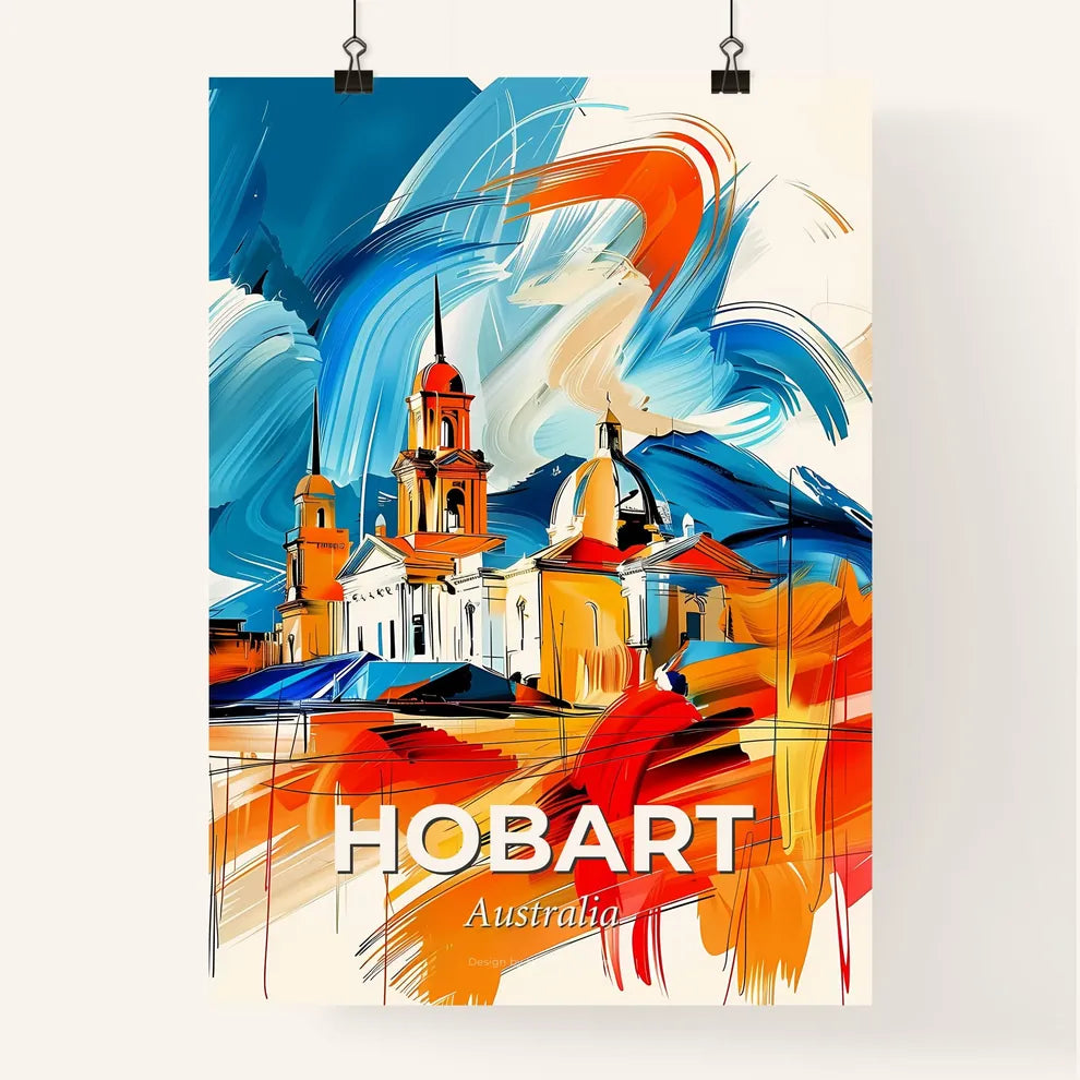 Vibrant Hobart, Australia Poster