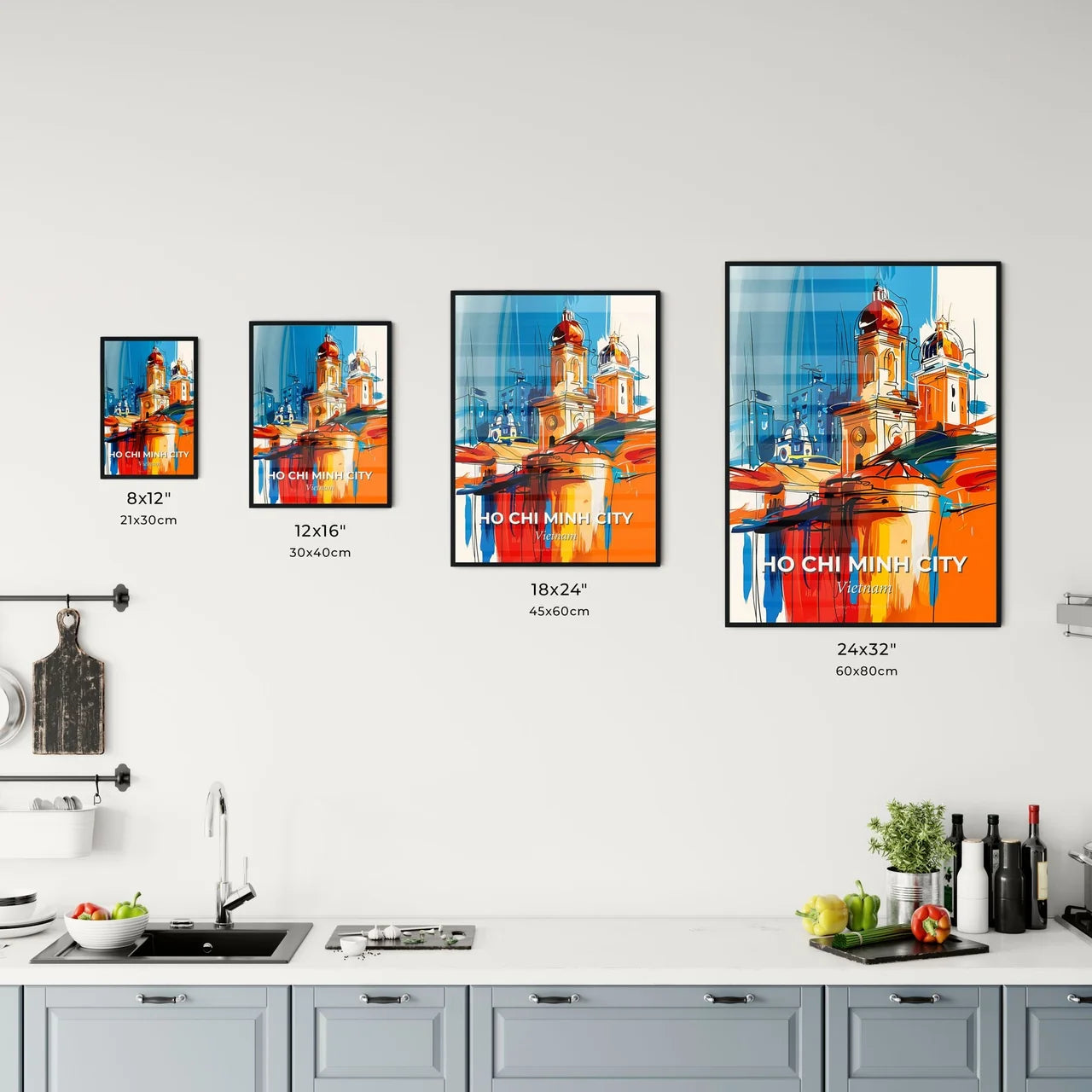 Vibrant Ho Chi Minh City, Vietnam Kitchen Art