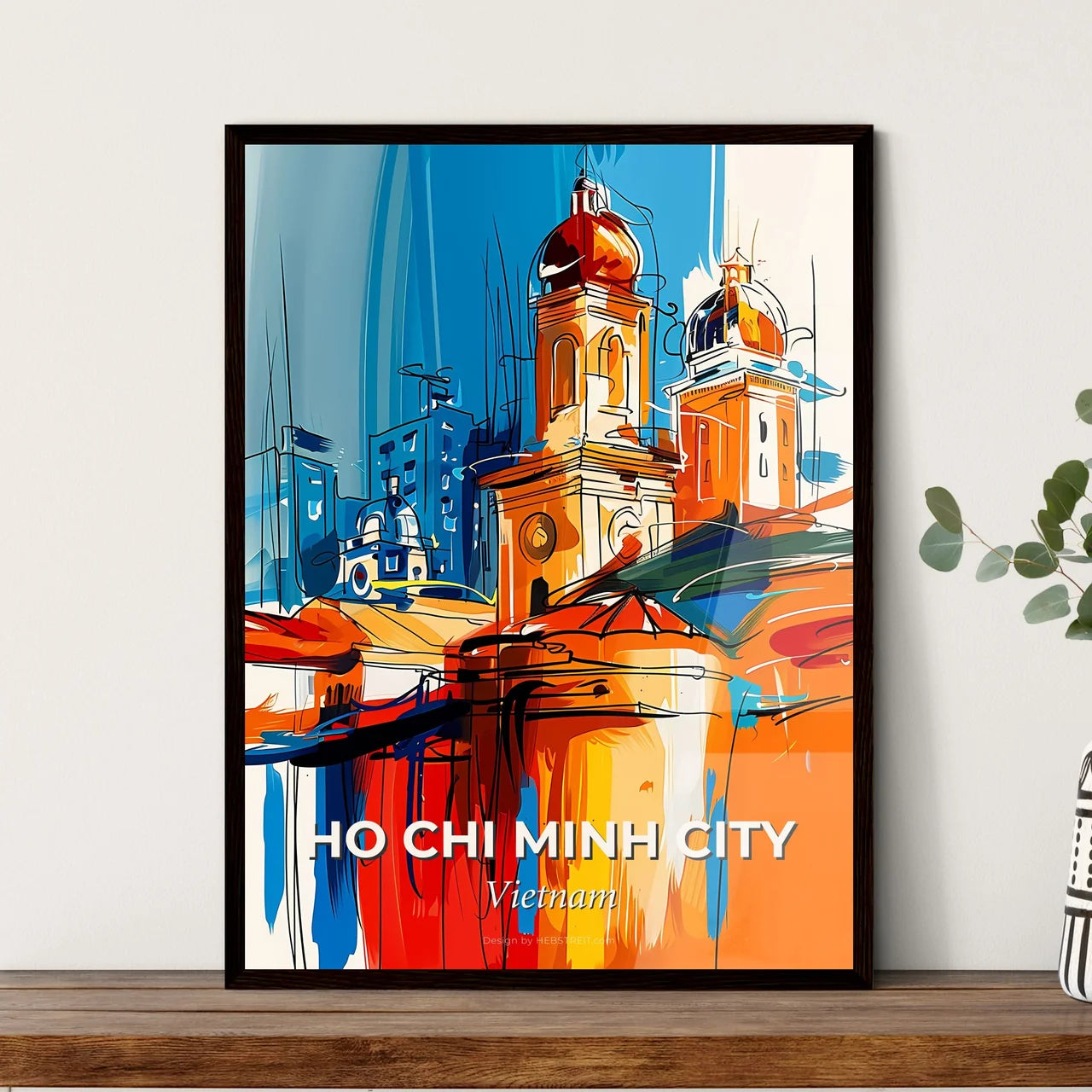 Vibrant Ho Chi Minh City, Vietnam Art Print