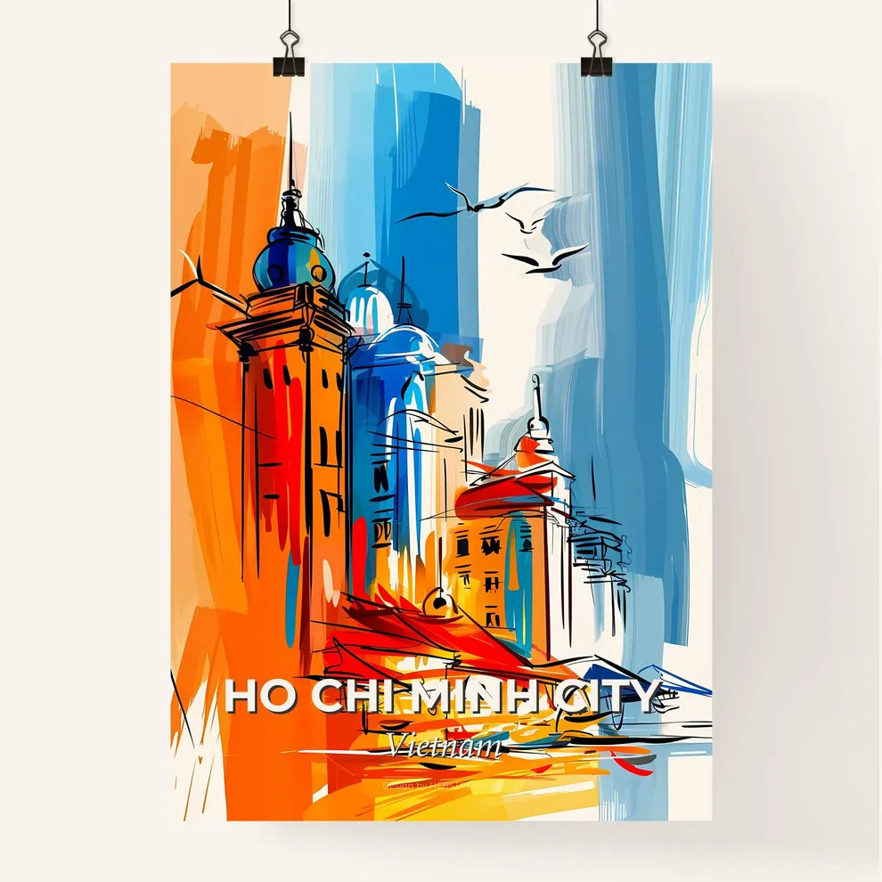 Vibrant Ho Chi Minh City, Vietnam Poster