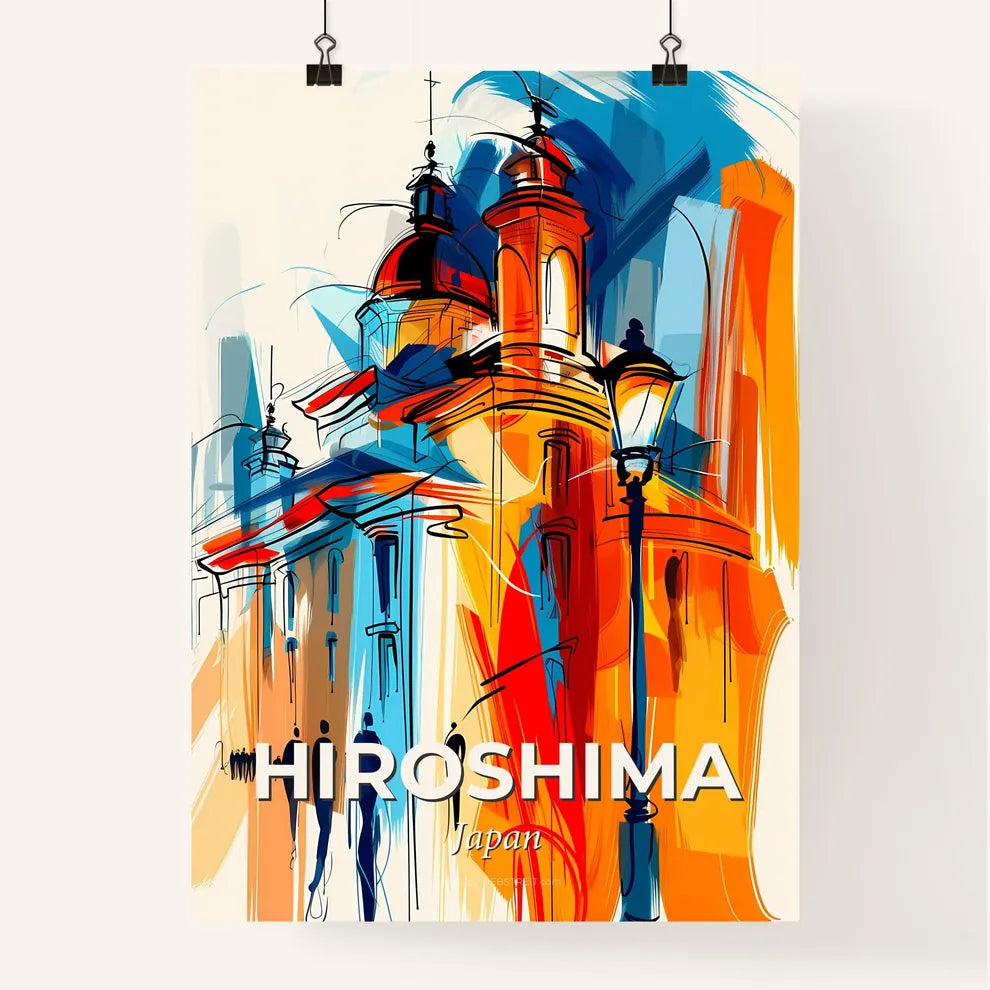Vibrant Hiroshima, Japan Poster