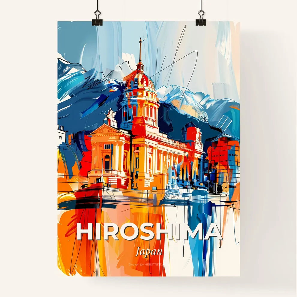 Vibrant Hiroshima, Japan Poster