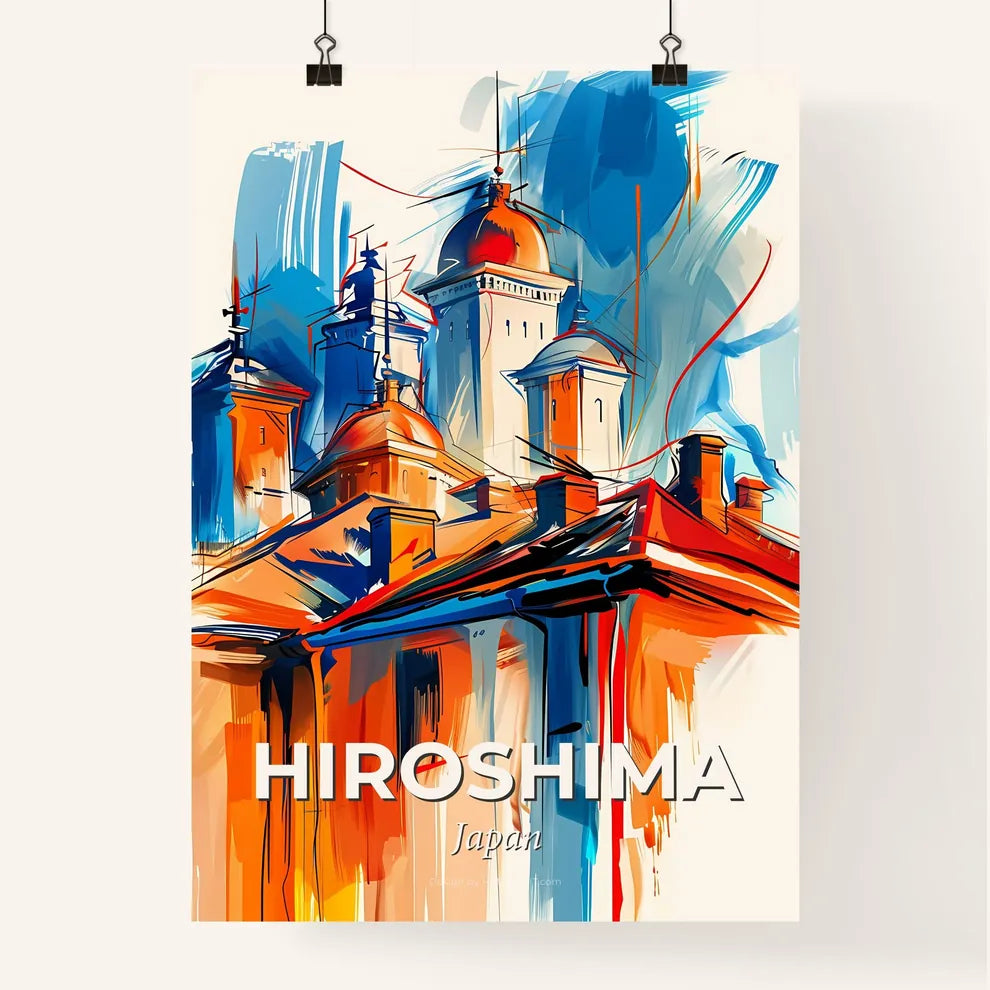 Vibrant Hiroshima, Japan Poster