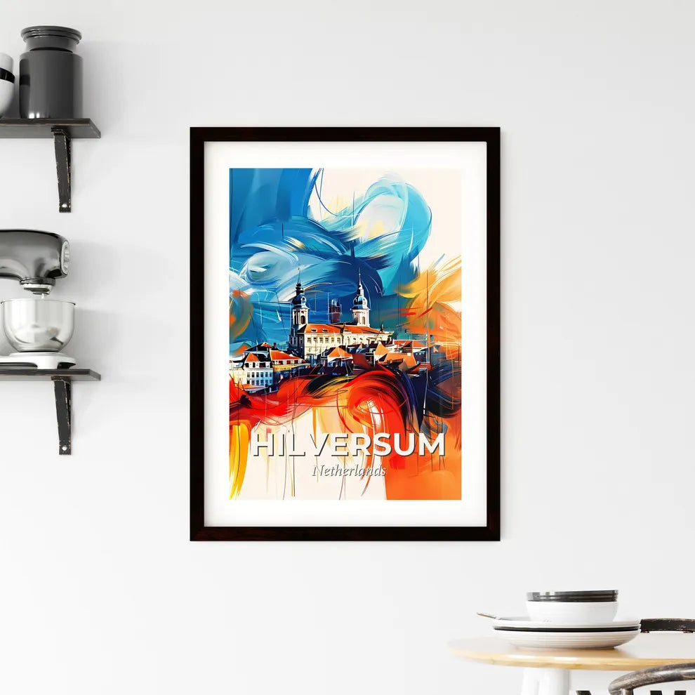 Vibrant Hilversum, Netherlands Framed Print
