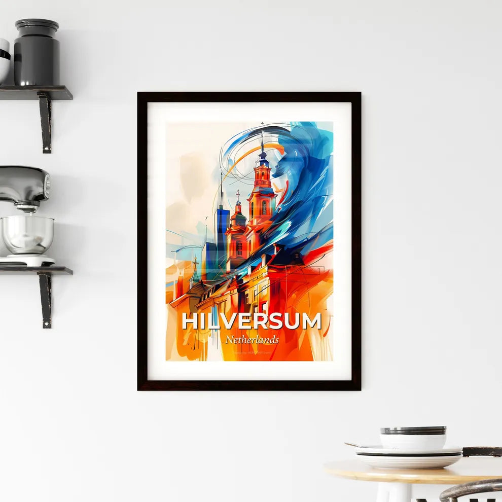 Vibrant Hilversum, Netherlands Framed Print