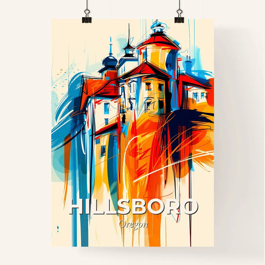 Vibrant Hillsboro, Oregon Poster