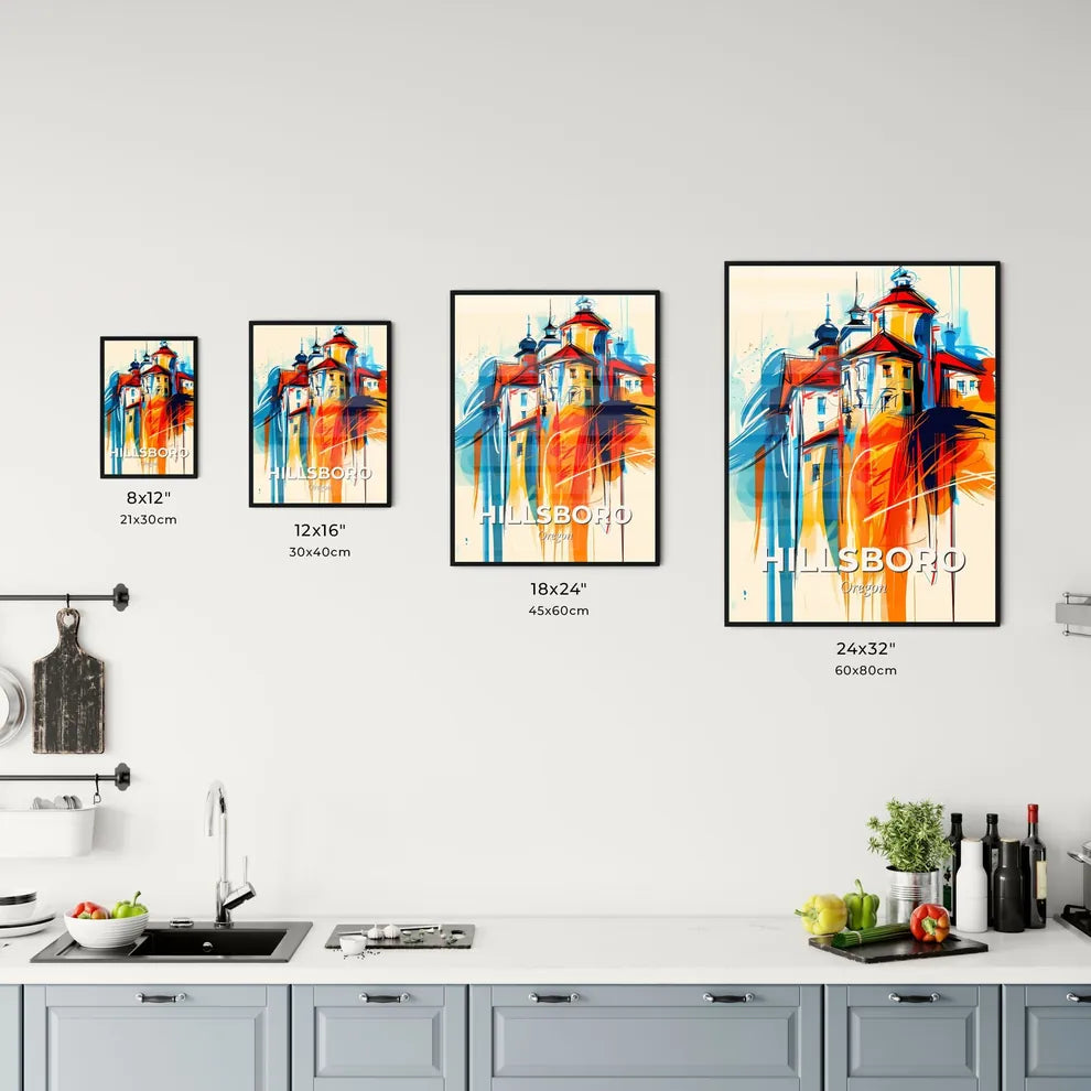 Vibrant Hillsboro, Oregon Kitchen Art