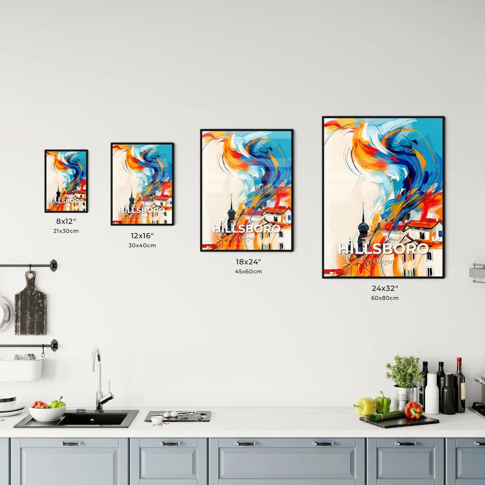 Vibrant Hillsboro, Oregon Kitchen Art