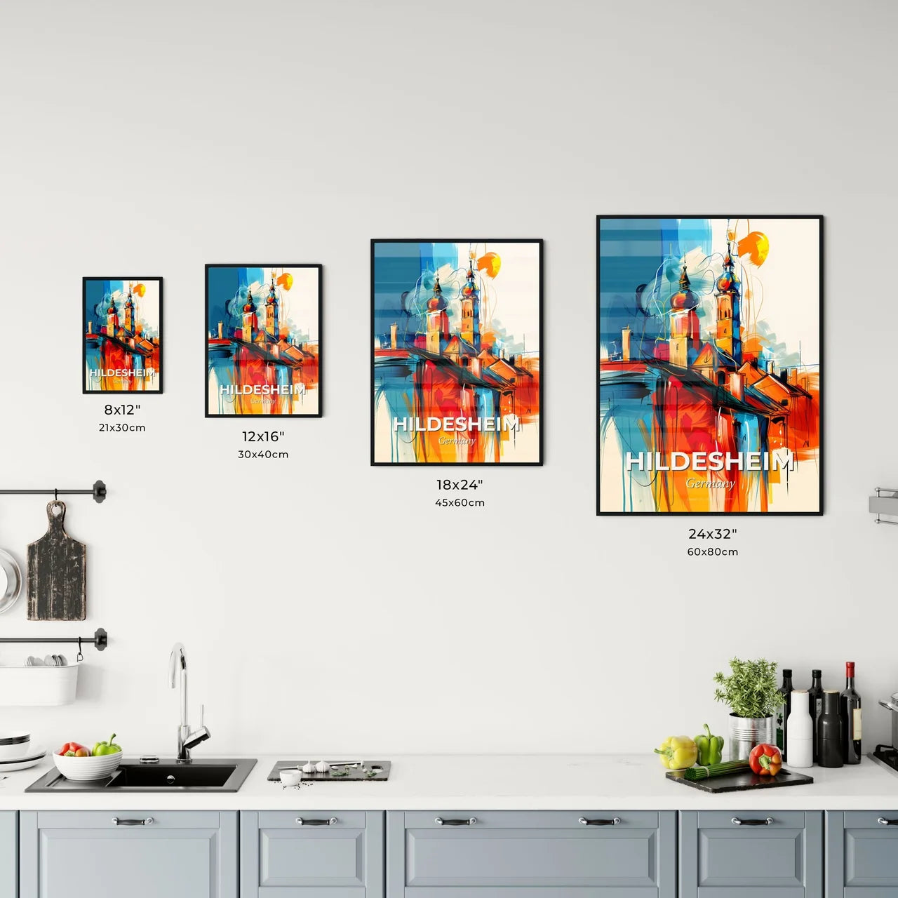 Vibrant Hildesheim, Germany Kitchen Art