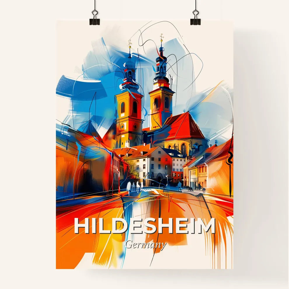 Vibrant Hildesheim, Germany Poster