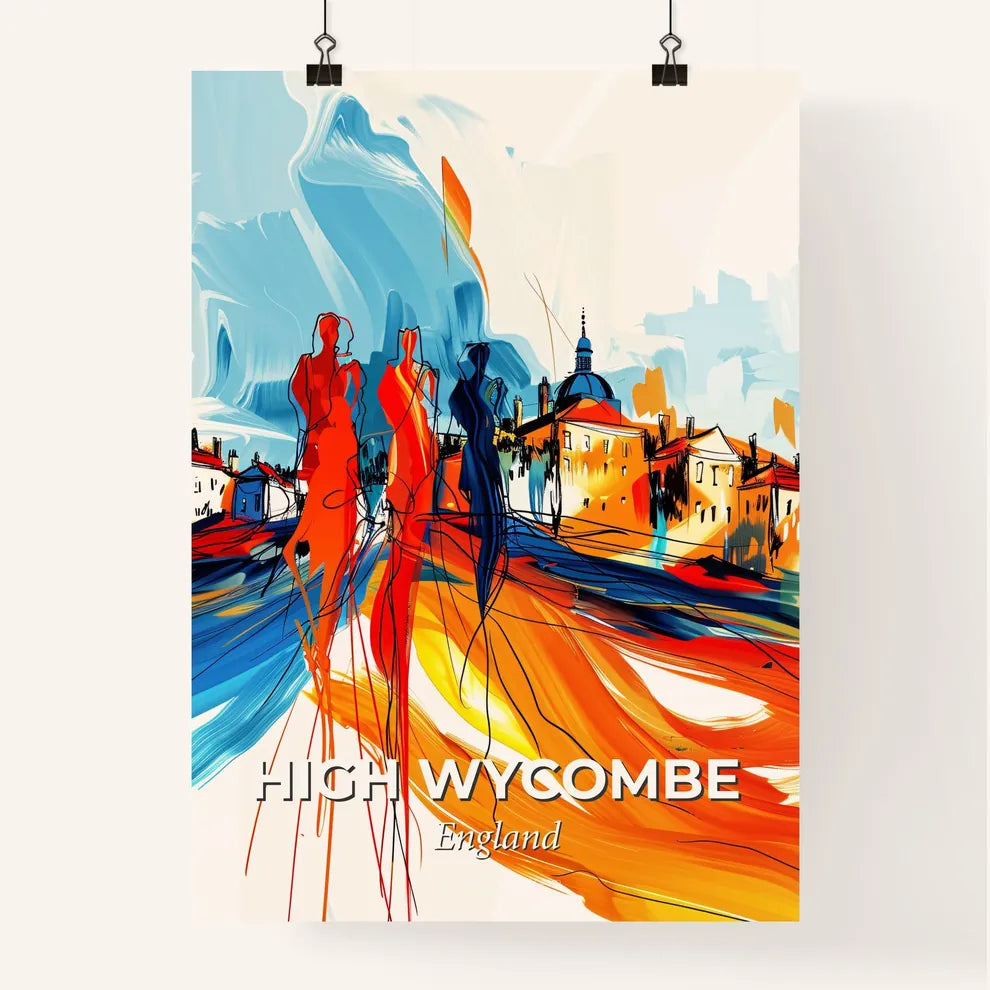Vibrant High Wycombe, England Poster