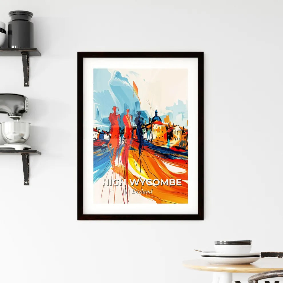 Vibrant High Wycombe, England Framed Print